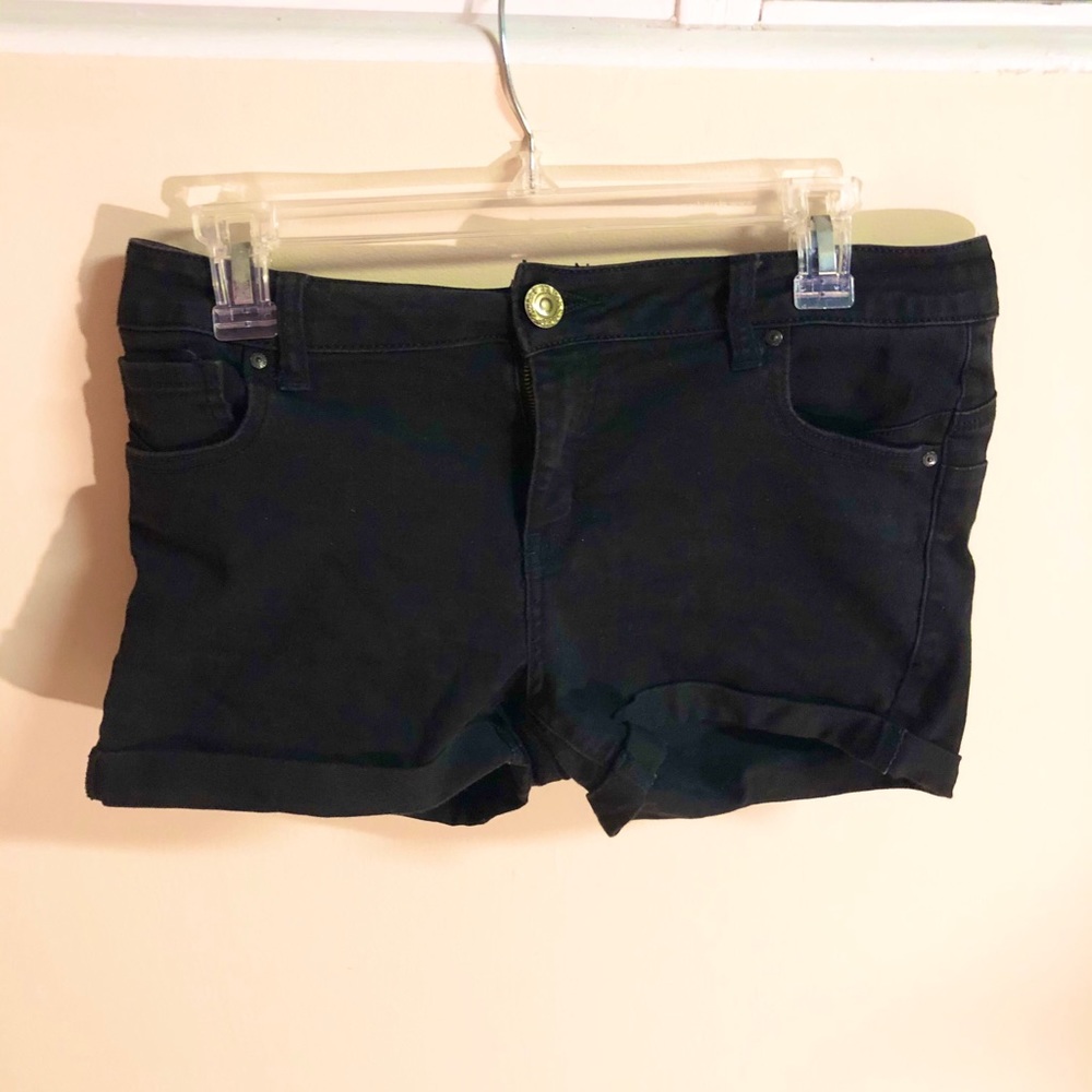 Wax Jean Black Shorts